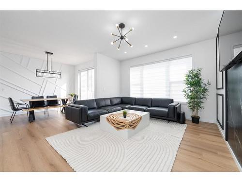 664 Seton Circle Se Circle Se, Calgary, AB - Indoor Photo Showing Living Room