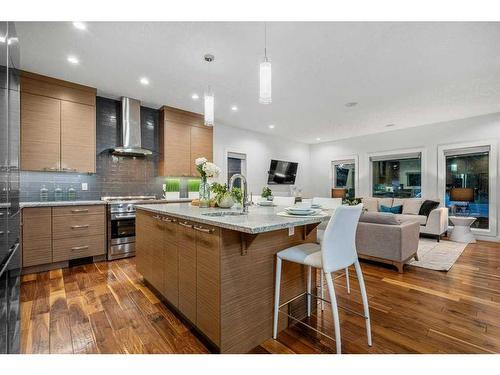 16 Lake Newell Green Se, Calgary, AB - Indoor Photo Showing Kitchen With Upgraded Kitchen