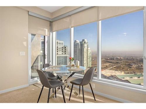 2702-1320 1 Street Se, Calgary, AB - Indoor Photo Showing Dining Room