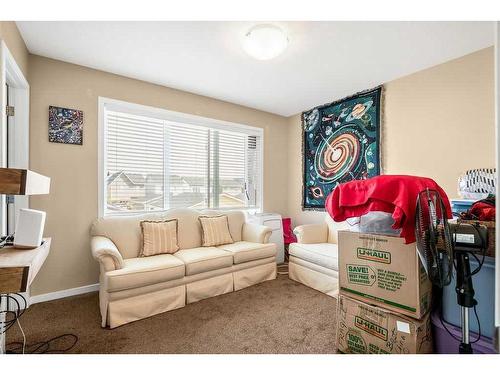 41 Amery Crescent, Crossfield, AB - Indoor Photo Showing Living Room