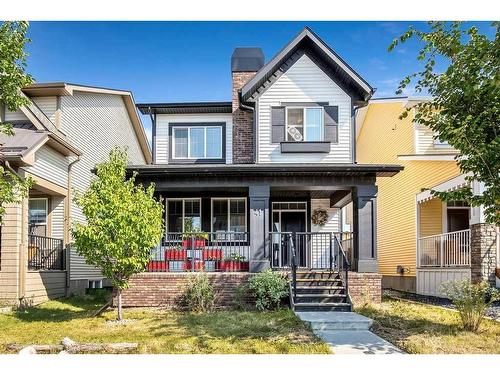 41 Amery Crescent, Crossfield, AB - Outdoor With Deck Patio Veranda With Facade