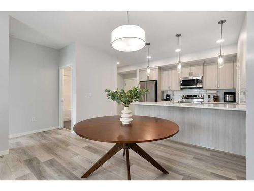 2209-220 Seton Grove Se, Calgary, AB - Indoor Photo Showing Kitchen With Upgraded Kitchen