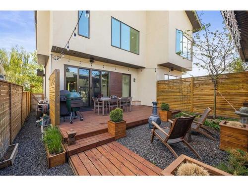 1823 William Street Se, Calgary, AB - Outdoor With Deck Patio Veranda With Exterior