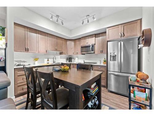 2115-3727 Sage Hill Drive Nw, Calgary, AB - Indoor Photo Showing Kitchen With Stainless Steel Kitchen