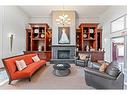 364-2233 34 Avenue Sw, Calgary, AB  - Indoor Photo Showing Living Room With Fireplace 