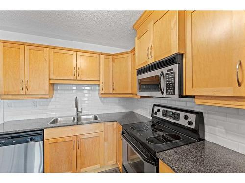 364-2233 34 Avenue Sw, Calgary, AB - Indoor Photo Showing Kitchen With Double Sink