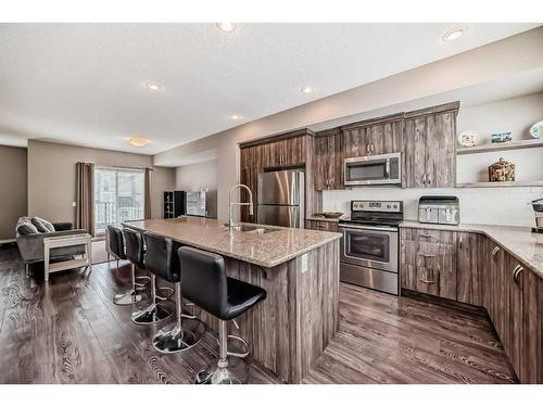 517 Nolanlake Villas Nw, Calgary, AB - Indoor Photo Showing Kitchen With Stainless Steel Kitchen With Upgraded Kitchen