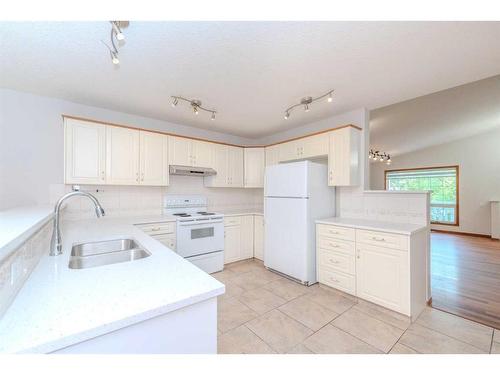 64 Chaparral Way Se, Calgary, AB - Indoor Photo Showing Kitchen With Double Sink