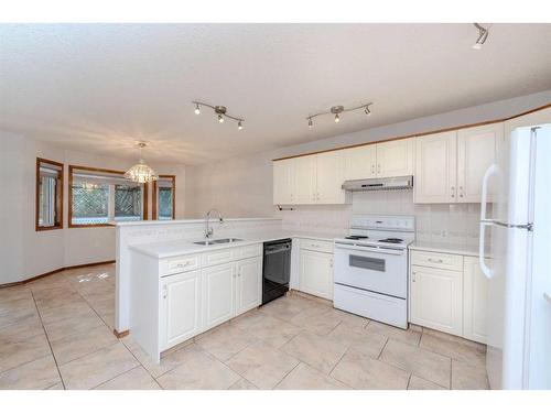 64 Chaparral Way Se, Calgary, AB - Indoor Photo Showing Kitchen With Double Sink