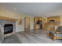 244 Cranfield Park Se, Calgary, AB  - Indoor Photo Showing Living Room With Fireplace 