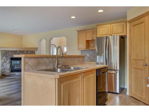 244 Cranfield Park Se, Calgary, AB - Indoor Photo Showing Kitchen With Stainless Steel Kitchen With Double Sink