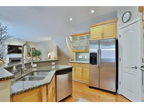 31 Sherwood Heath Nw, Calgary, AB - Indoor Photo Showing Kitchen With Double Sink