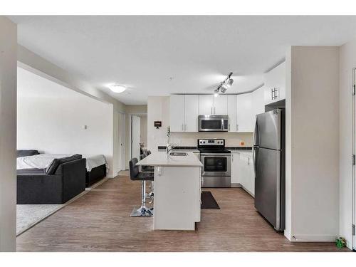 3215-181 Skyview Ranch Manor Ne, Calgary, AB - Indoor Photo Showing Kitchen With Stainless Steel Kitchen