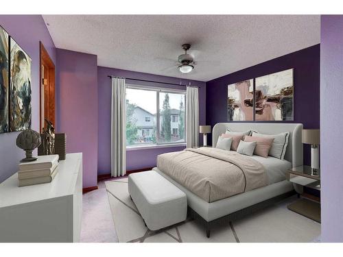 115 Mt Apex Crescent Se, Calgary, AB - Indoor Photo Showing Bedroom