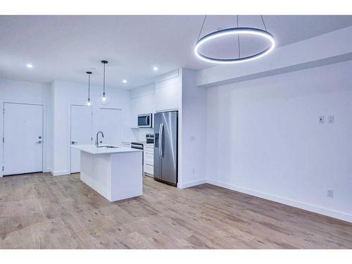 2217-60 Skyview Ranch Road Ne, Calgary, AB - Indoor Photo Showing Kitchen With Stainless Steel Kitchen