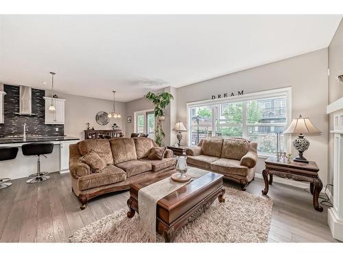 54 Masters Mews Se, Calgary, AB - Indoor Photo Showing Living Room