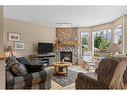 1077 Wilson Way, Canmore, AB  - Indoor Photo Showing Living Room With Fireplace 