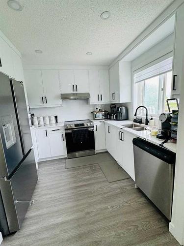 78 Martin Crossing Court Ne, Calgary, AB - Indoor Photo Showing Kitchen With Double Sink