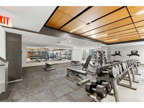 1202-1188 3 Street Se, Calgary, AB - Indoor Photo Showing Gym Room