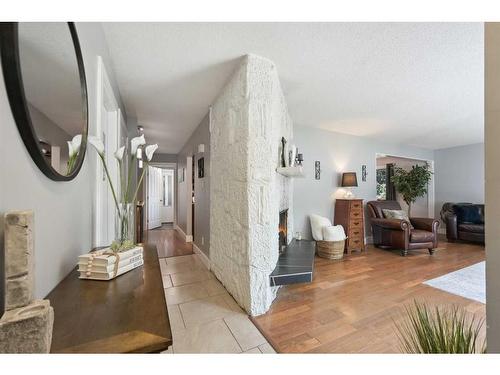 16112 Patricia Drive Nw, Edmonton, AB - Indoor Photo Showing Other Room With Fireplace