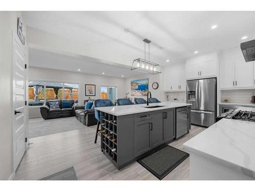 104 Sage Hill Crescent Nw, Calgary, AB - Indoor Photo Showing Kitchen With Stainless Steel Kitchen With Double Sink