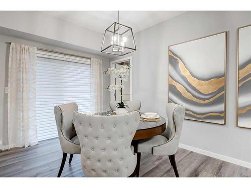 4313-550 Belmont Street Sw, Calgary, AB - Indoor Photo Showing Dining Room