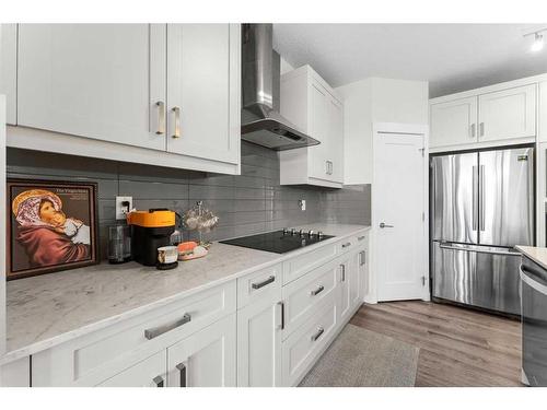 303-20 Walgrove Walk Se, Calgary, AB - Indoor Photo Showing Kitchen With Upgraded Kitchen