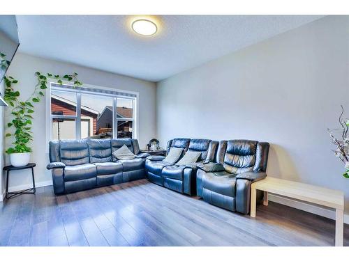 328 Cornerstone Passage Ne, Calgary, AB - Indoor Photo Showing Living Room