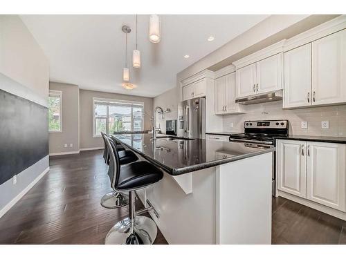 508 Panatella Walk Nw, Calgary, AB - Indoor Photo Showing Kitchen With Upgraded Kitchen