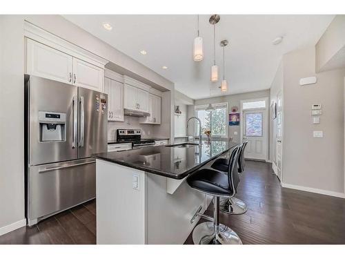 508 Panatella Walk Nw, Calgary, AB - Indoor Photo Showing Kitchen With Upgraded Kitchen