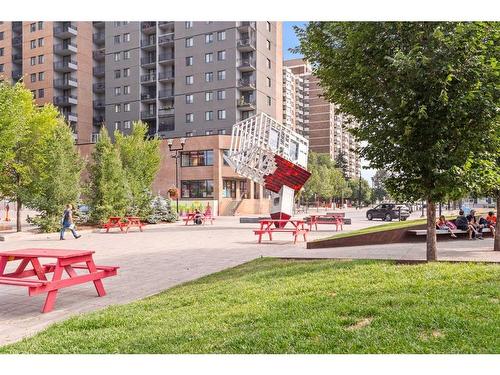 1104-550 Riverfront Avenue Se, Calgary, AB - Outdoor With Balcony With Facade