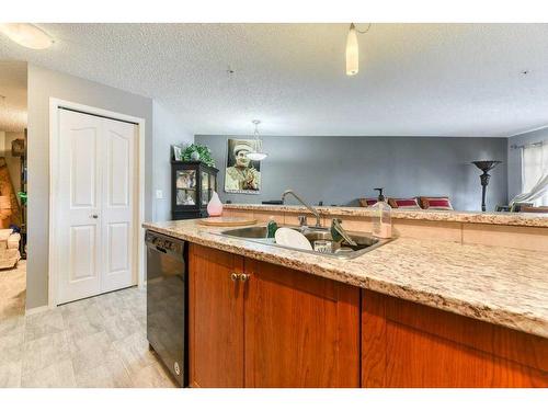 1211-60 Panatella Street Nw, Calgary, AB - Indoor Photo Showing Kitchen With Double Sink