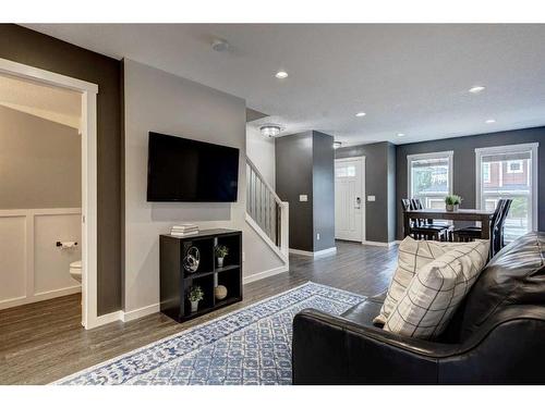 420 Cranford Mews Se, Calgary, AB - Indoor Photo Showing Living Room