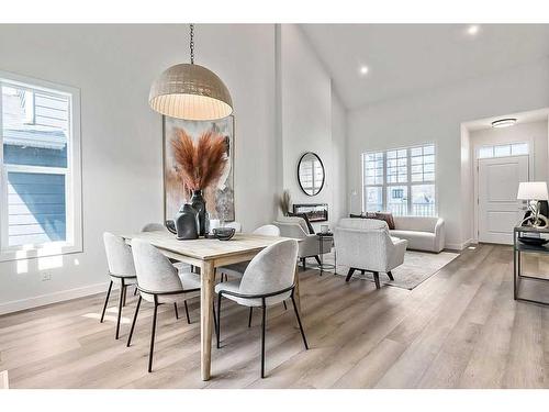 56 Drake Landing Square, Okotoks, AB - Indoor Photo Showing Dining Room