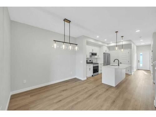 220 Savanna Terrace Ne, Calgary, AB - Indoor Photo Showing Kitchen With Upgraded Kitchen