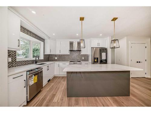 8628 Atlas Drive Se, Calgary, AB - Indoor Photo Showing Kitchen With Upgraded Kitchen