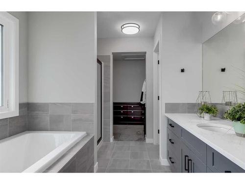 523 Kingsmere Way Se, Airdrie, AB - Indoor Photo Showing Bathroom