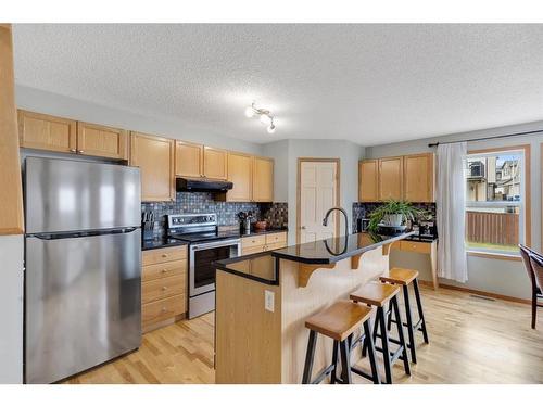 52 Panatella Gate Nw, Calgary, AB - Indoor Photo Showing Kitchen With Stainless Steel Kitchen