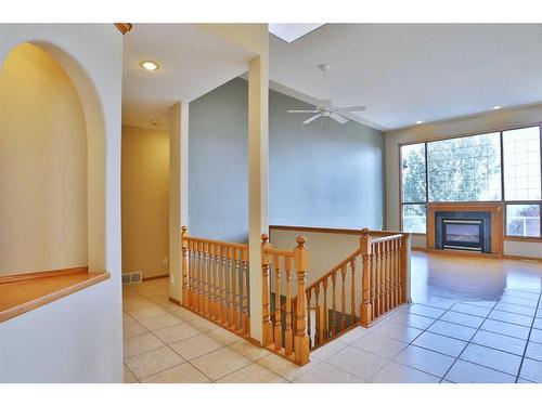 139 Hamptons Terrace Nw, Calgary, AB - Indoor With Fireplace