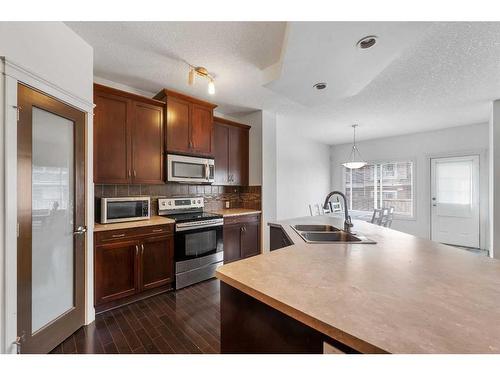 42 Skyview Ranch Crescent Ne, Calgary, AB - Indoor Photo Showing Kitchen With Stainless Steel Kitchen With Double Sink