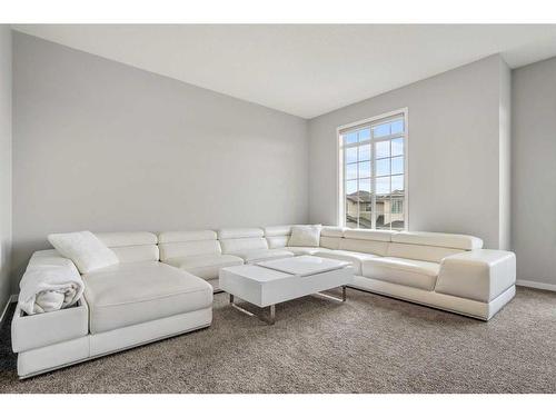 15 Brightoncrest Cove Se, Calgary, AB - Indoor Photo Showing Living Room