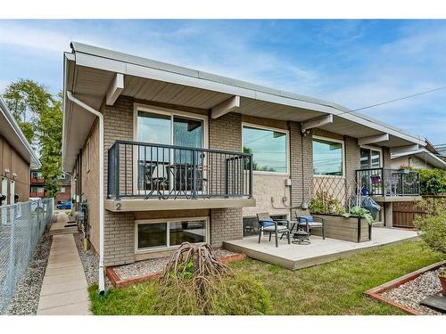 2-2123 4 Avenue Nw, Calgary, AB - Outdoor With Deck Patio Veranda