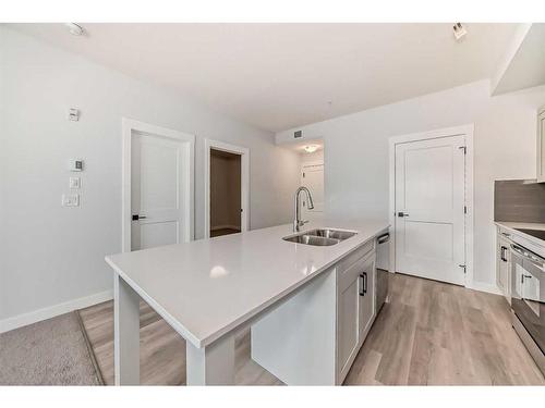 6212-200 Seton Circle Se, Calgary, AB - Indoor Photo Showing Kitchen With Double Sink