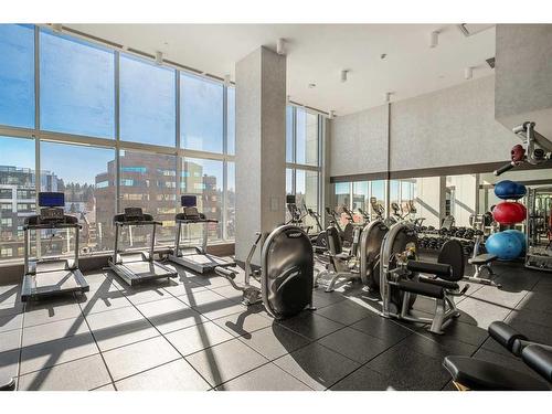 2504-930 16 Avenue Sw, Calgary, AB - Indoor Photo Showing Gym Room