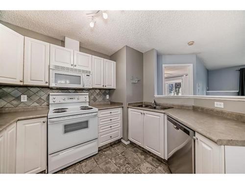 1107-1000 Somervale Court Sw, Calgary, AB - Indoor Photo Showing Kitchen With Double Sink