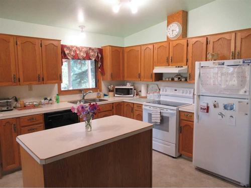 352080 Highway 22, Rural Clearwater County, AB - Indoor Photo Showing Kitchen