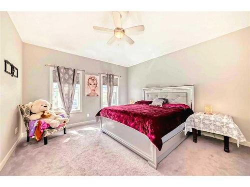 1358 Bayside Drive Sw, Airdrie, AB - Indoor Photo Showing Bedroom