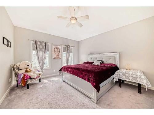 1358 Bayside Drive Sw, Airdrie, AB - Indoor Photo Showing Bedroom