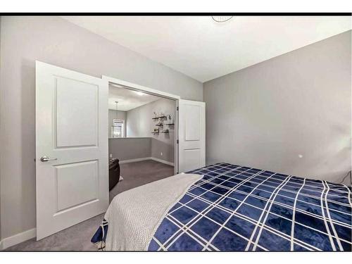 1358 Bayside Drive Sw, Airdrie, AB - Indoor Photo Showing Bedroom