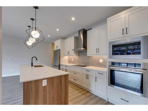 2107-55 Lucas Way Nw, Calgary, AB - Indoor Photo Showing Kitchen With Upgraded Kitchen